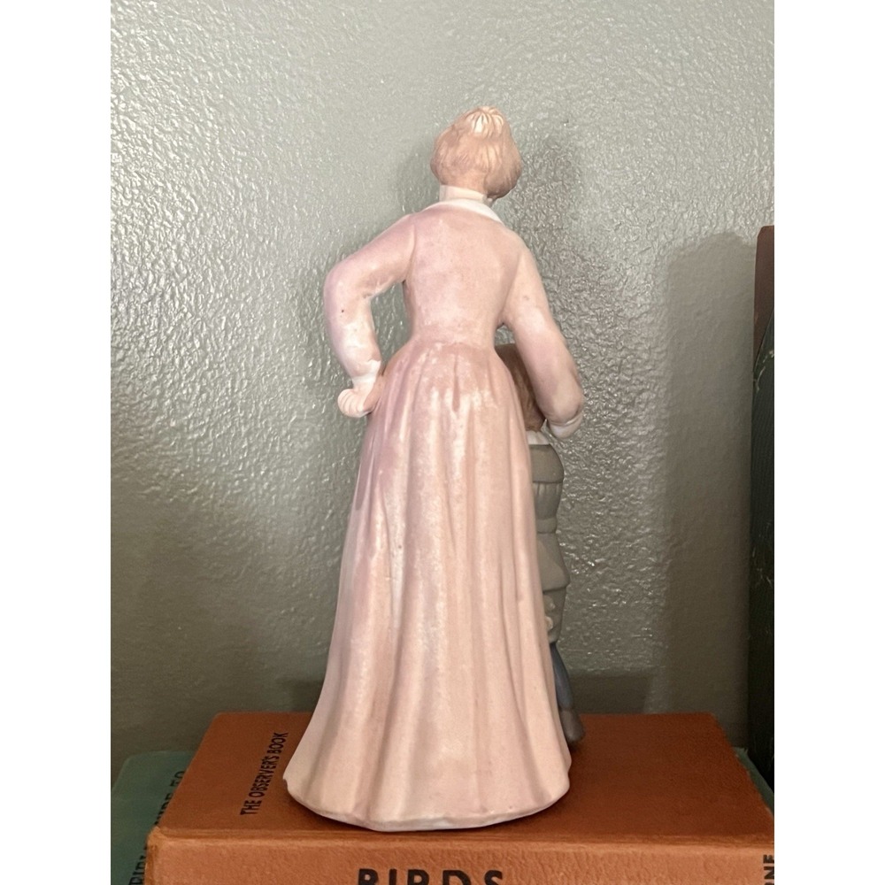 Figurine Enesco Treasured Memories Teacher Pupil 1985 Porcelain Vintage Decor - Picture 2 of 6